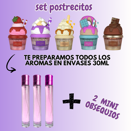 Set postrecitos